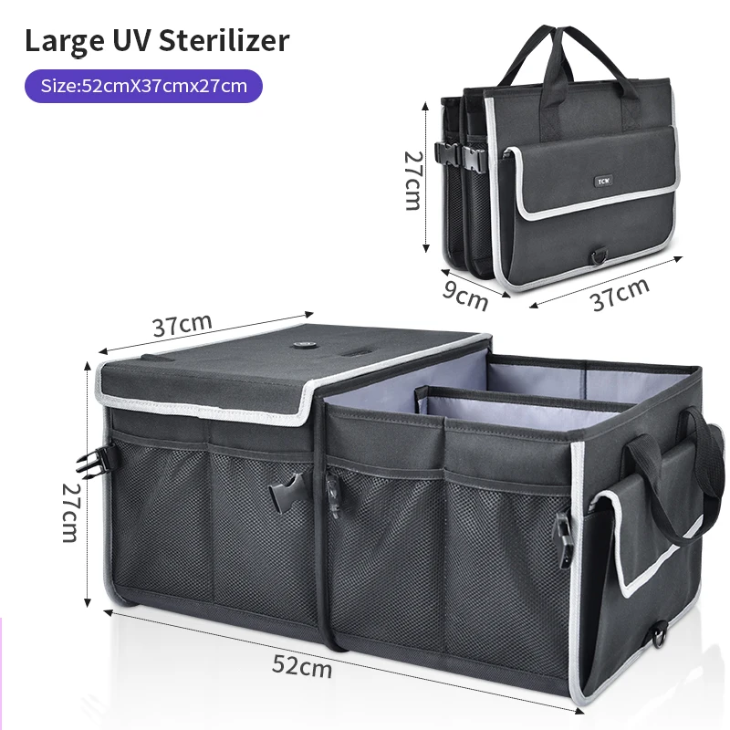 Foldable Easy Carry Premium Car Back Trunk Custom UV Box Sterilizer UVC