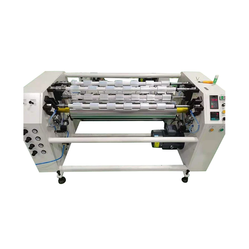 JX-1000 Double working and Double Preparation LLDPE Film Stretch Film Slitting Machine