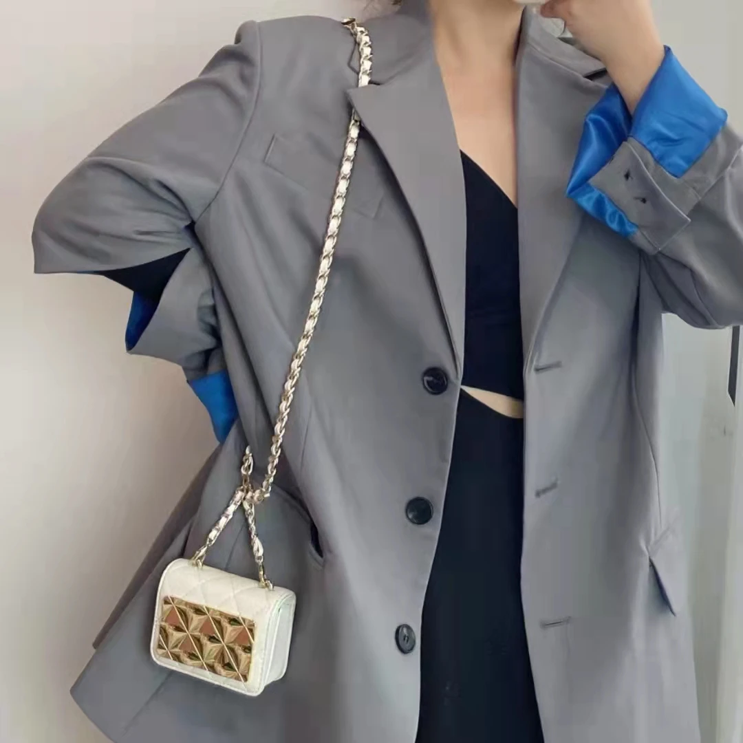 11088-2# hot sale girls fashion mini quilted cross body phone case bags purse cute cosmetics case bags with chain strap