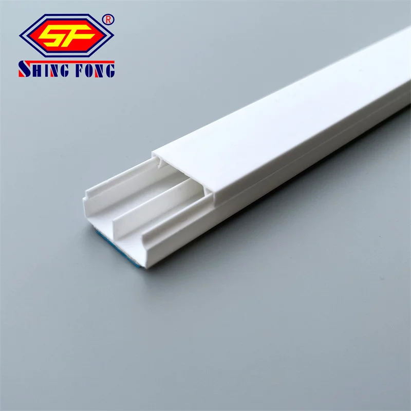 Brazil pvc cable protector canaletas plastic cable trunking pvc cable channel 20x10mm