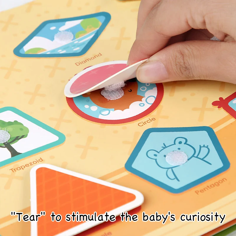 2023 New Busy Book for Kids Felt Busy Activity Learning Toys Baby Quiet Book for Kids Printing