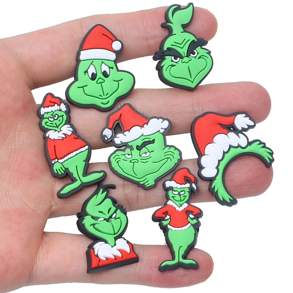 Custom Shoe Charm Wholesale Croc charm How Stole Christmas Serirs PVC  Shoe Decorations for Croc Clog Charm