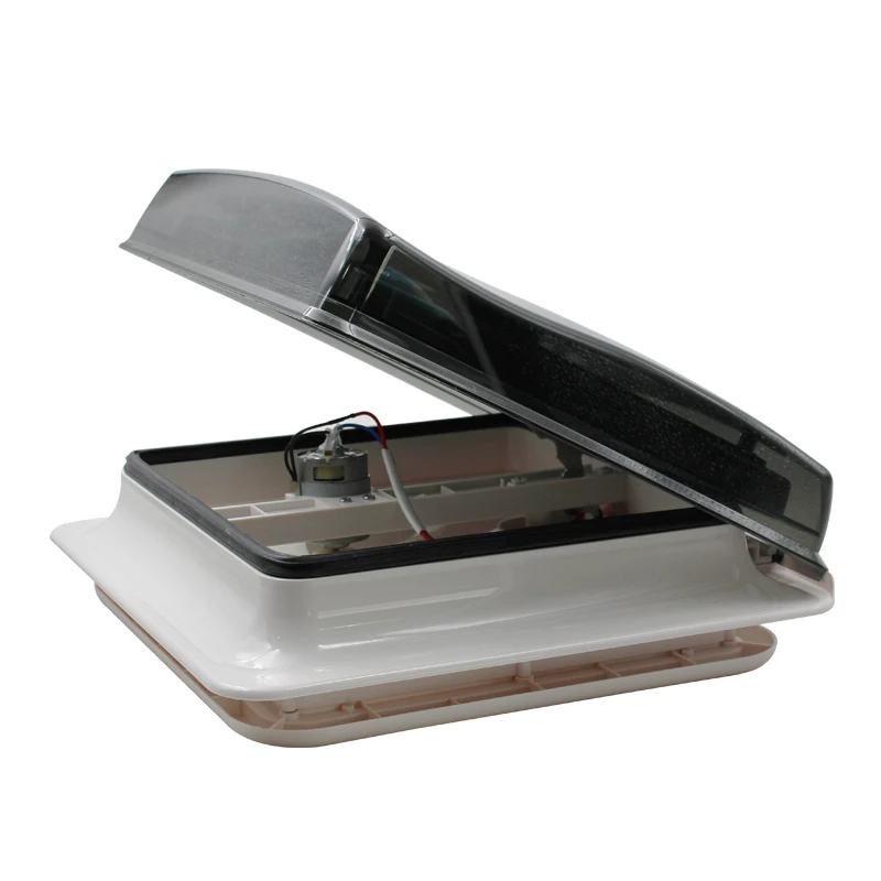 Caravan accessories Motorhomes vents 12 volt fan 20W with LED camper rv window Recreational Vehicle manual control