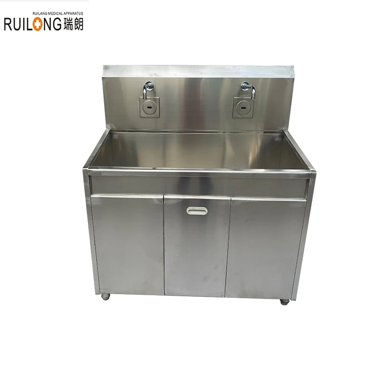 RQ-018B Medical Hospital Induction Hand Washing Sinks Cabinet Wash Basin Washbasins