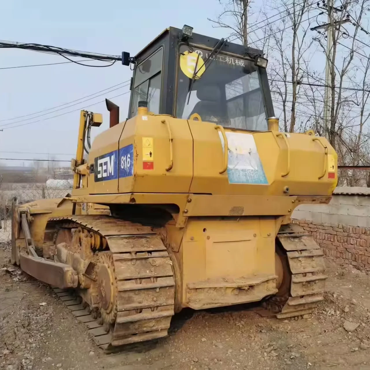 Хит продаж низкая цена горячая распродажа б/у бульдозеры SEM816 Строительная техника