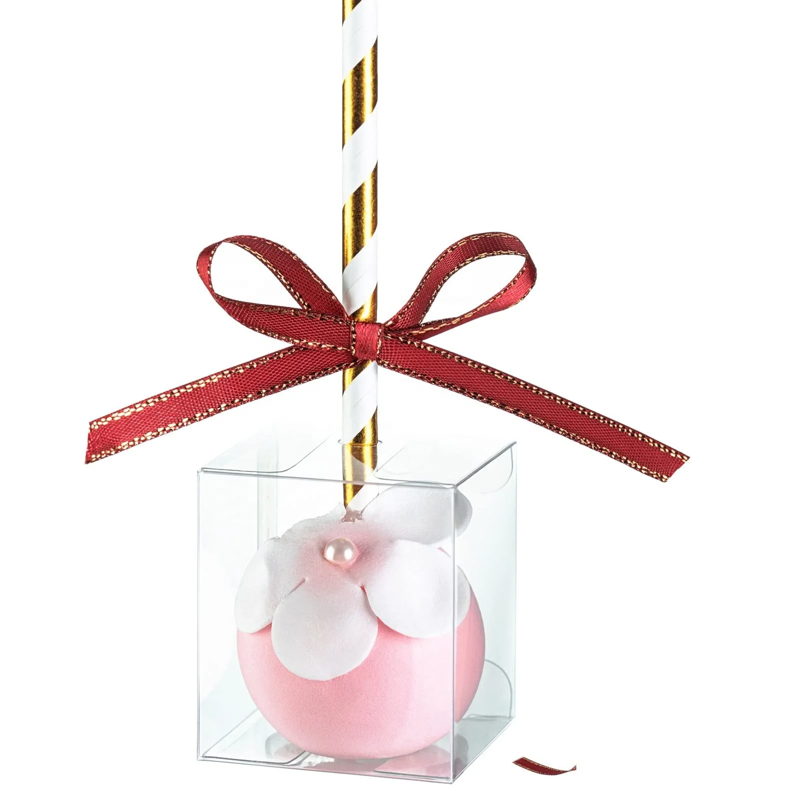 XJH Macaron Boxes with Clear Lids Clear Single Clear Plastic Macaron Boxes Macaron Boxes with Clear Window