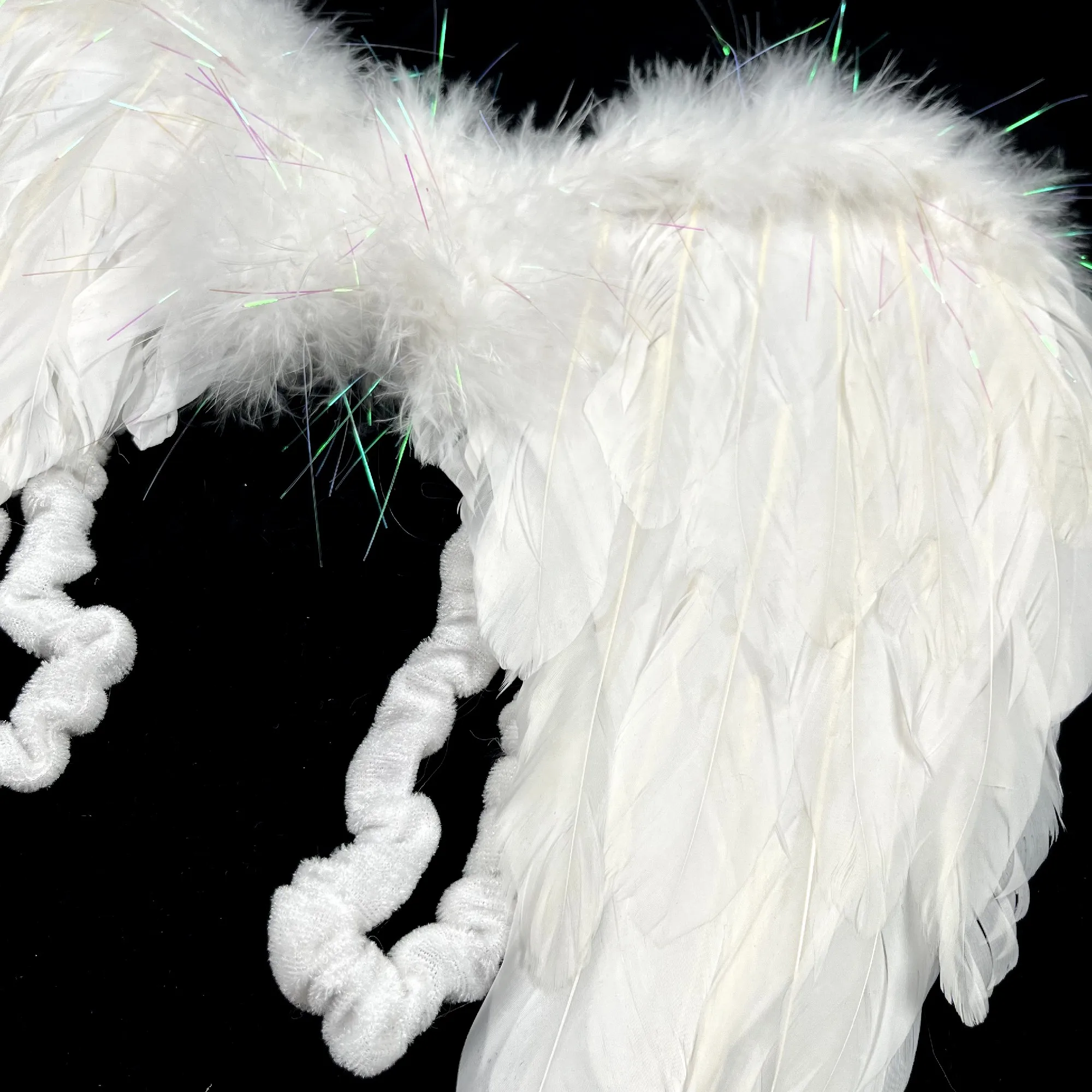 Factory Customization Angel Wings and Halo Headband Set for Parades Costume Party Show Holy and Pure Feather Halo Wings Set