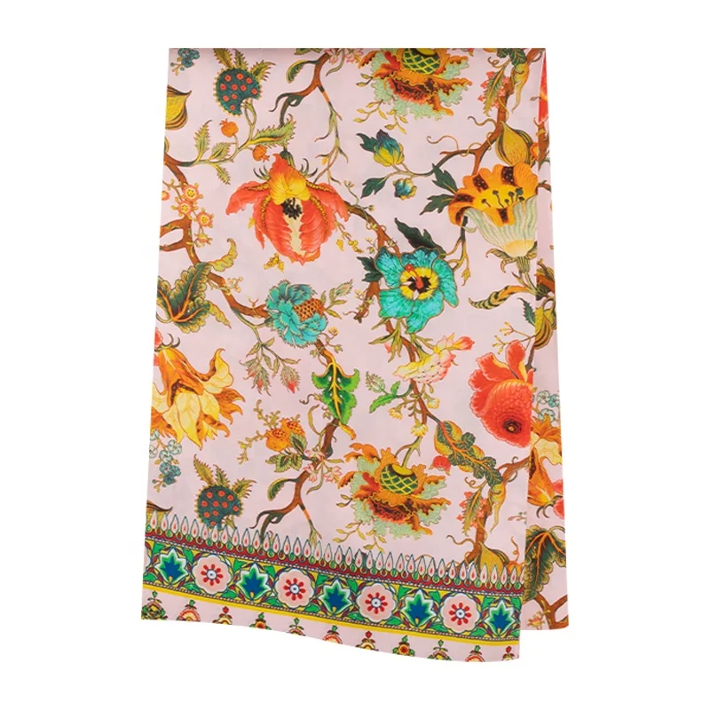 16/19/22/25/30/40MM Silk satin fabric 100%pure silk satin Digital print fabric for dress pajama apparel