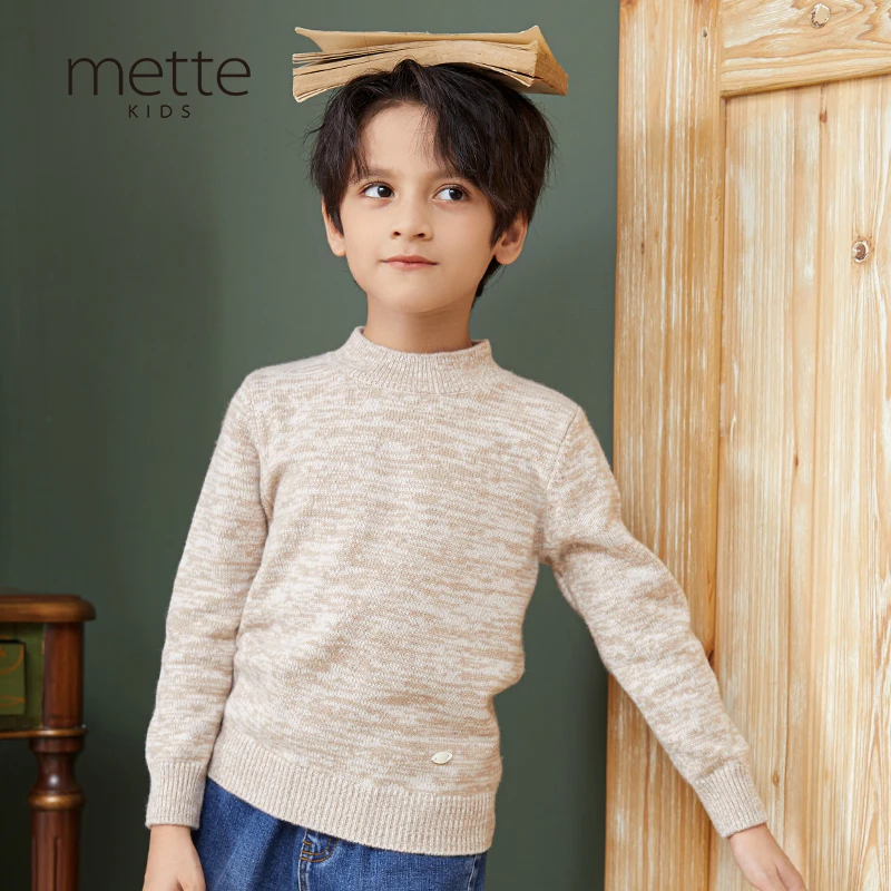 
Boys and Girls Knit Pullover Sweater Kids Crew Neck Multi Color Sweater For Children 