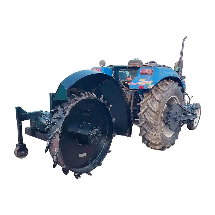 Tractor Pto Driven Disc TrencherHigh Quality Agricultural Disc Ditching Machine On Sale
