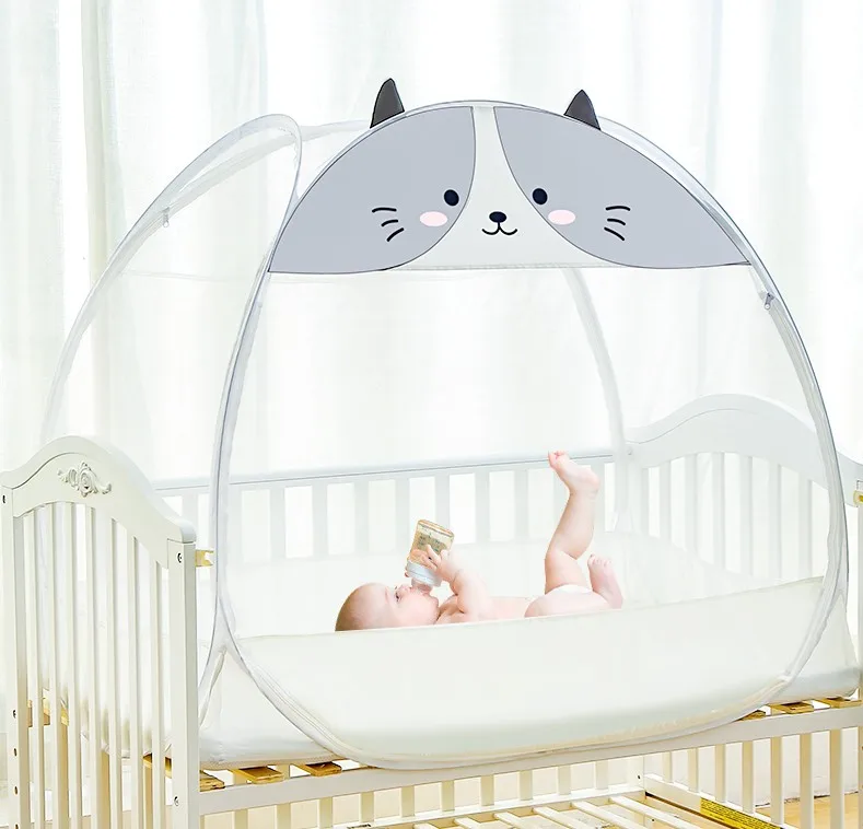 Детские pop up москитная сетка для От 0 до 3 лет Детские сетки от комаров кровать детский Полог для того, чтобы держать москитные детские для детской кроватки