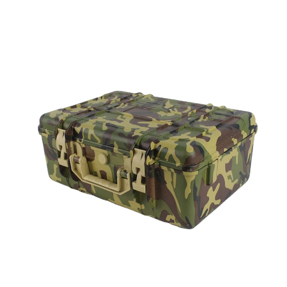 Waterproof Tool Hard Plastic Case  Camouflage Tool Case