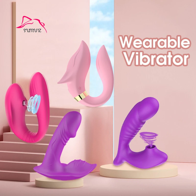 Носимый вибратор для женщин, носимый вибратор, Беспроводной удаленный Стимулятор клитора и точки G, носимый вибратор с дистанционным управлением