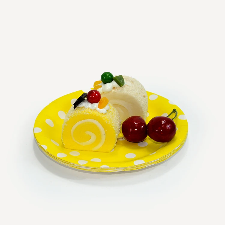 Custom Food Grade Carton Printing Dinner Party Paper Plate