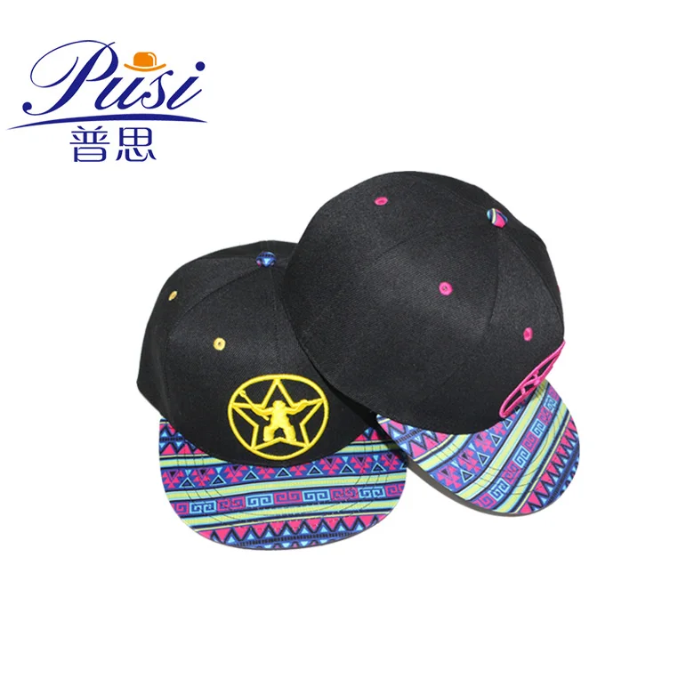 Пользовательская Yupoong простая 6 панелей хип-хоп Снэпбэк Кепка с 3D вышивкой логотипа плоская бейсболка кепка Снэпбэк Кепка