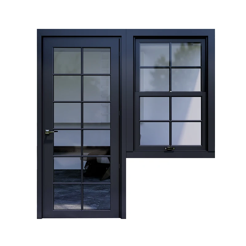 Factory Direct Sales Of Aluminum Casement Doors With Windows European Style Houses Residential Doors And Windows Aluminium