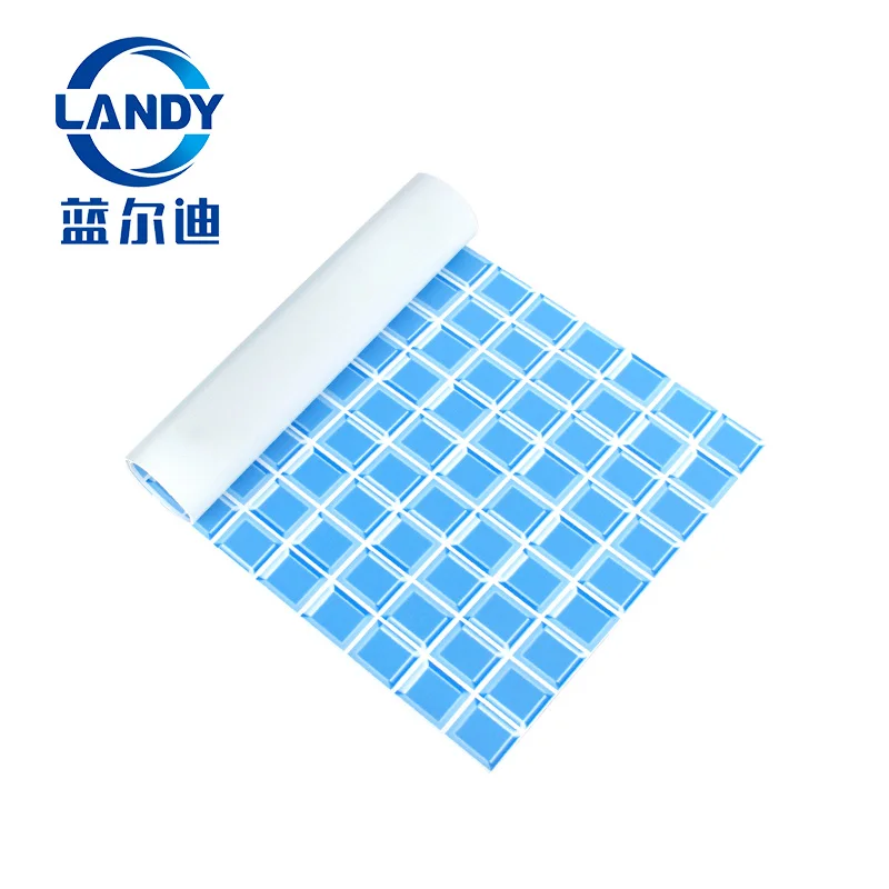 Landy 16 x 32 Inground Vinyl Liner Durable Mosaic Swimming Pool Liner for Outdoor And Indoor Pools