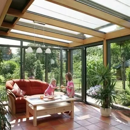 Современный дизайн Алюминиевый солярий сад с многоугольной крышей