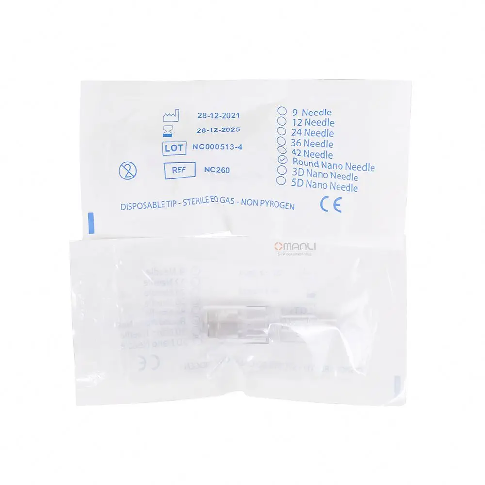 Oem A6 Derma Pen Disposable 9 12 36 42 Nano Dermapen Dr Pen Microneedling Micro Needle Cartridge