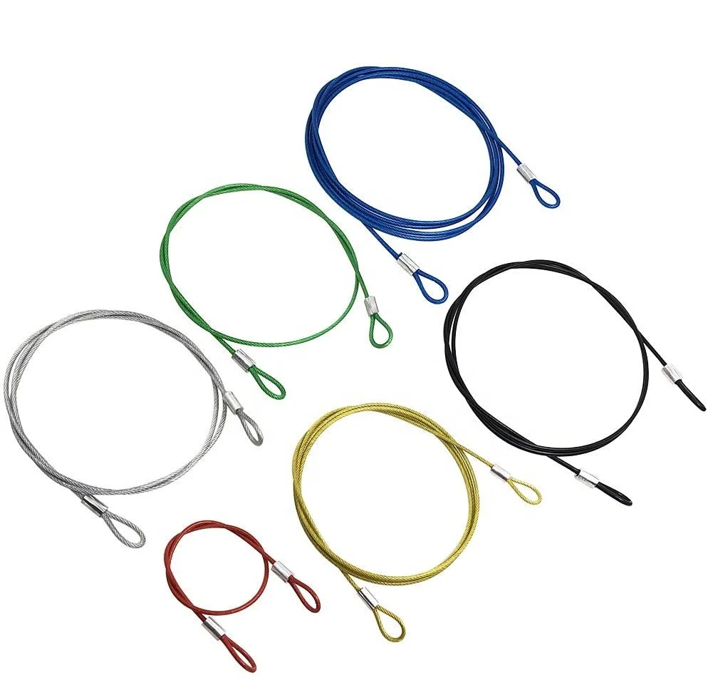 Xinjieda отличное качество легкий кабель безопасности замок для багажа проволока с стальным покрытием двойная петля оптовой