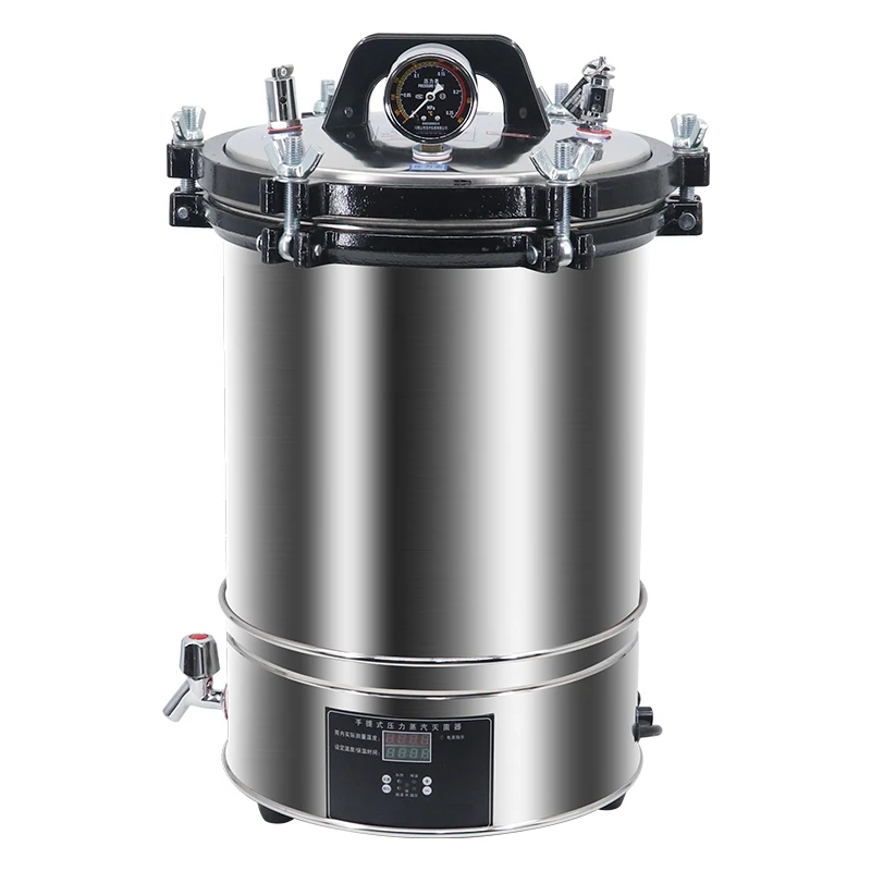 Digital steam sterilizers autoclaves can be timed temperature control for mushroom substrate for hospital