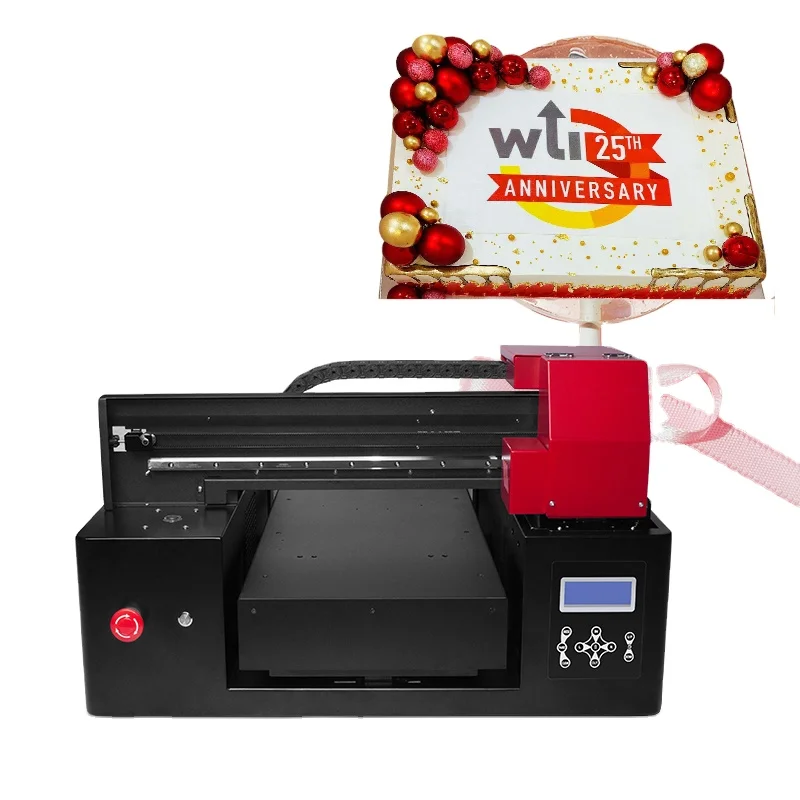 Refinecolor Inkjet Printer Edible Food Digital Printer A3 Size Cake Decorations Logo Printing Machine Photo Cake Printer