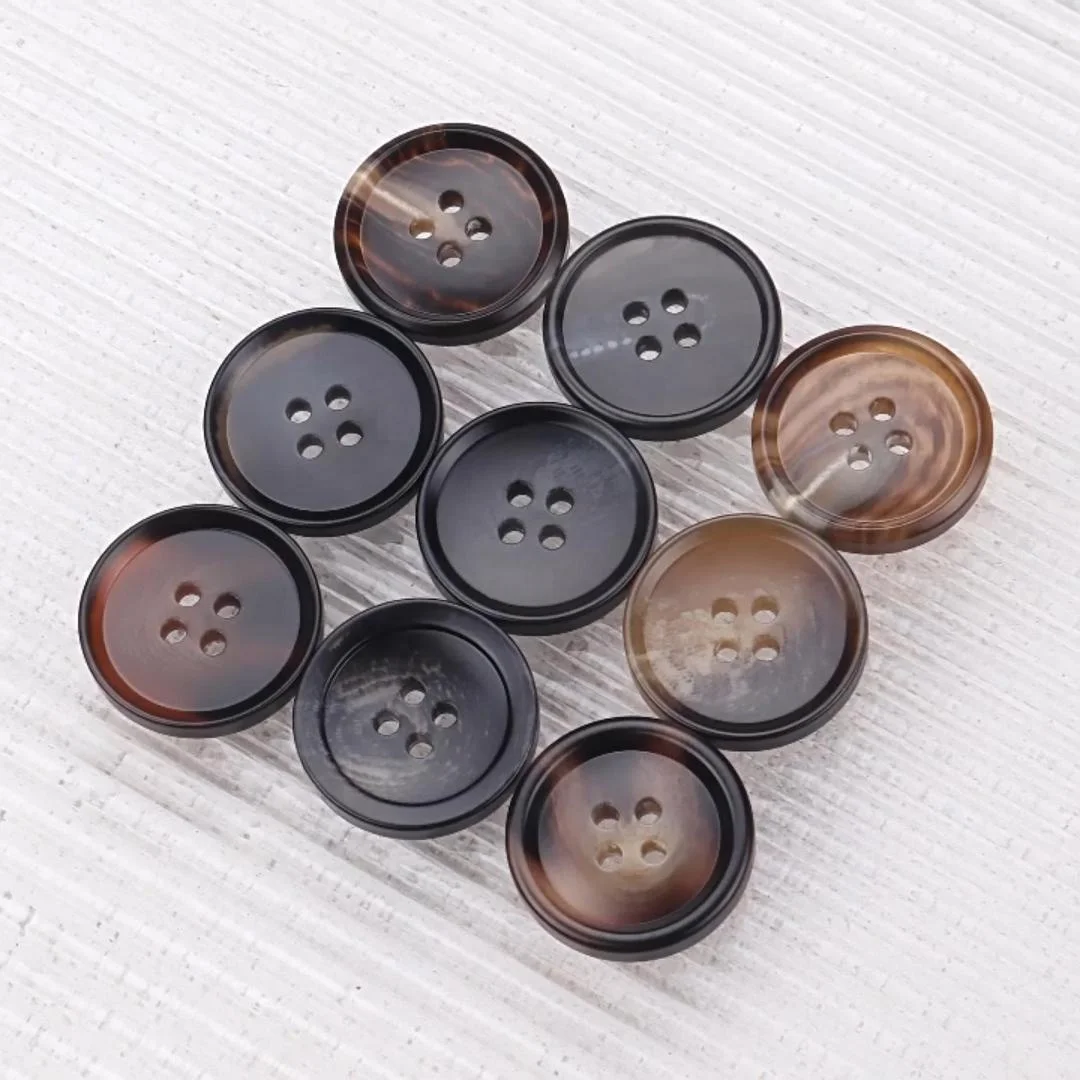 4 отверстия Oeko-Tex стандартная 100 пуговица на заказ полиэфирная смола пальто швейные полиэфирные пуговицы для костюма