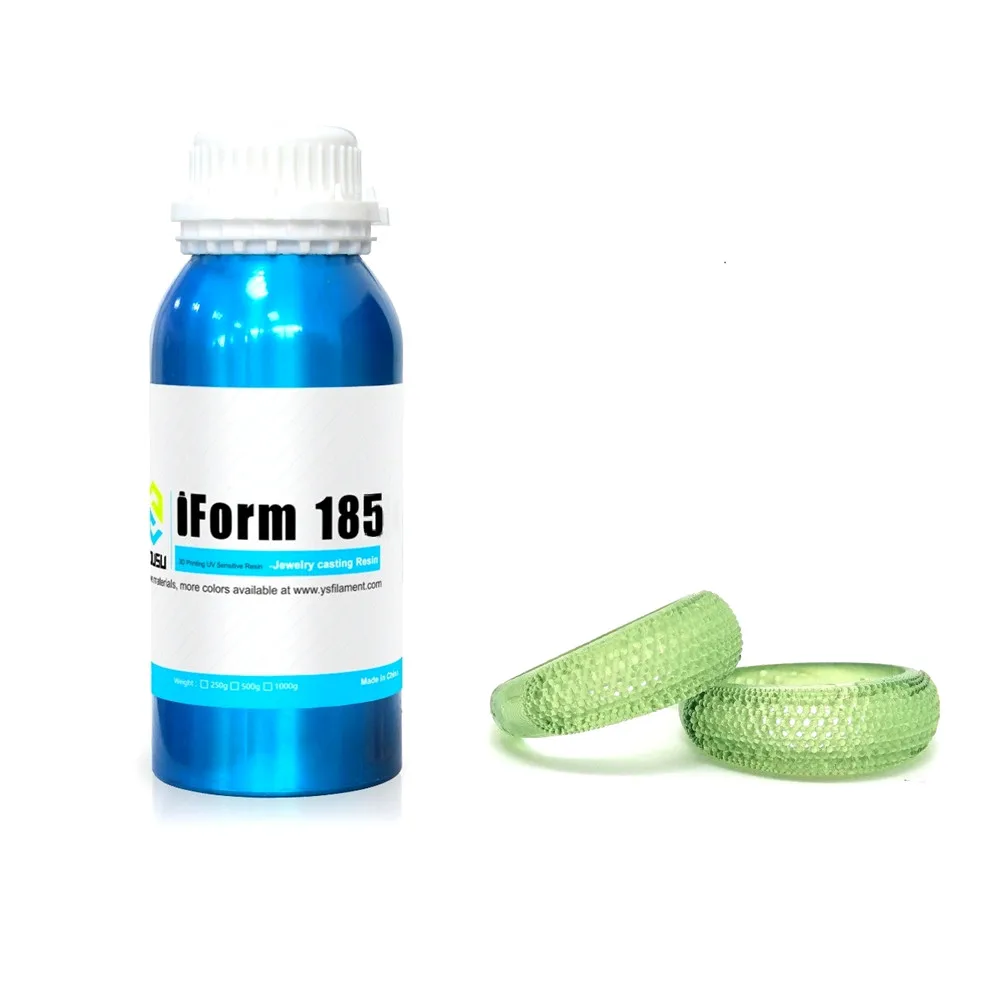 0.5kg fully Burned-out YOUSU 3d printer resin UV Curing Casting Wax Jewelry Resin 405nm  for  LCD mono printer 3d resin