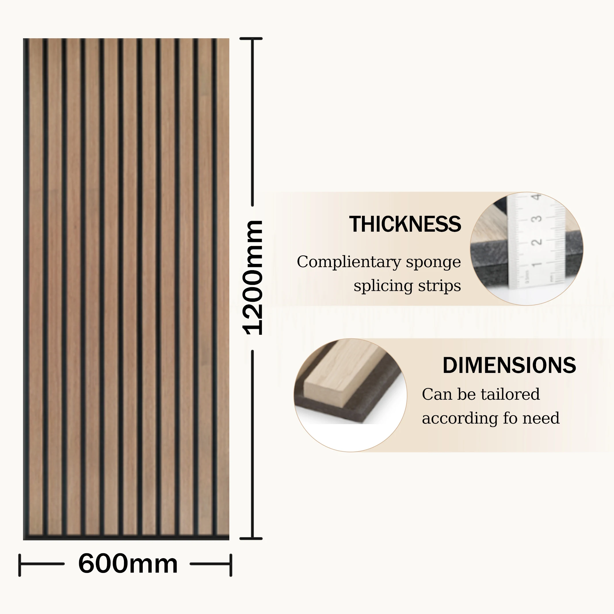Akuslat 1.1m Sound Absorption Wooden Wall Panels & Other Boards Interior Wall Panels Led  Acoustic Ceiling Panels
