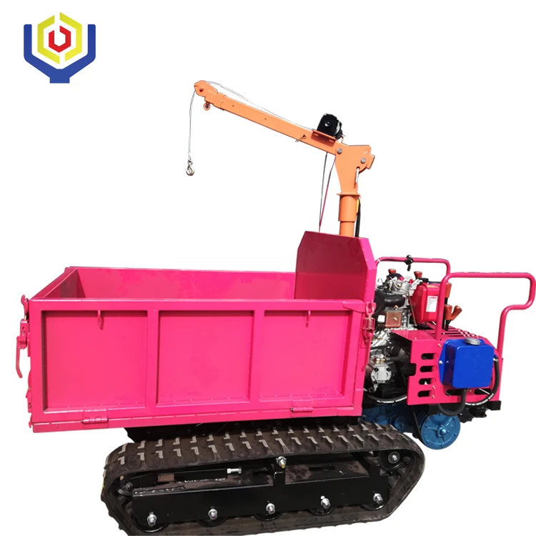 Factory Direct Sales 1.2t Mini Crawler Dumper All Terrain Crawler Dumper Truck