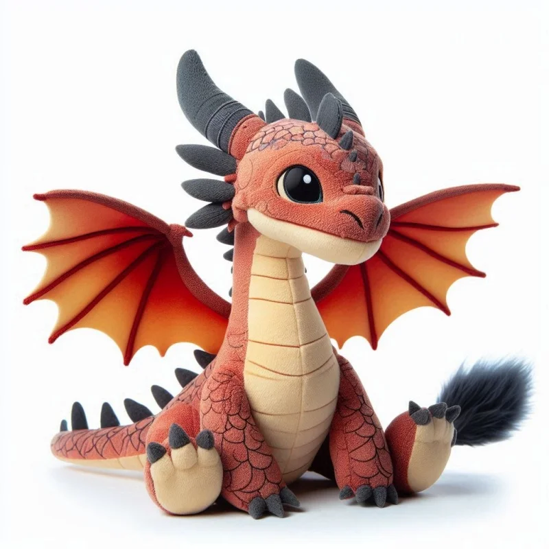 Dragon Stuffed Animal With Wings Cute Soft Dragon Pterosaur Plush Toys Dinosaur Plushies Pillow Doll
