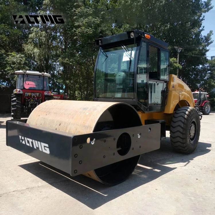 LTMG Construction Machinery Road Roller Compactor Machine 12ton Steel Wheel Rubber Wheel Road Roller For Hot Sale
