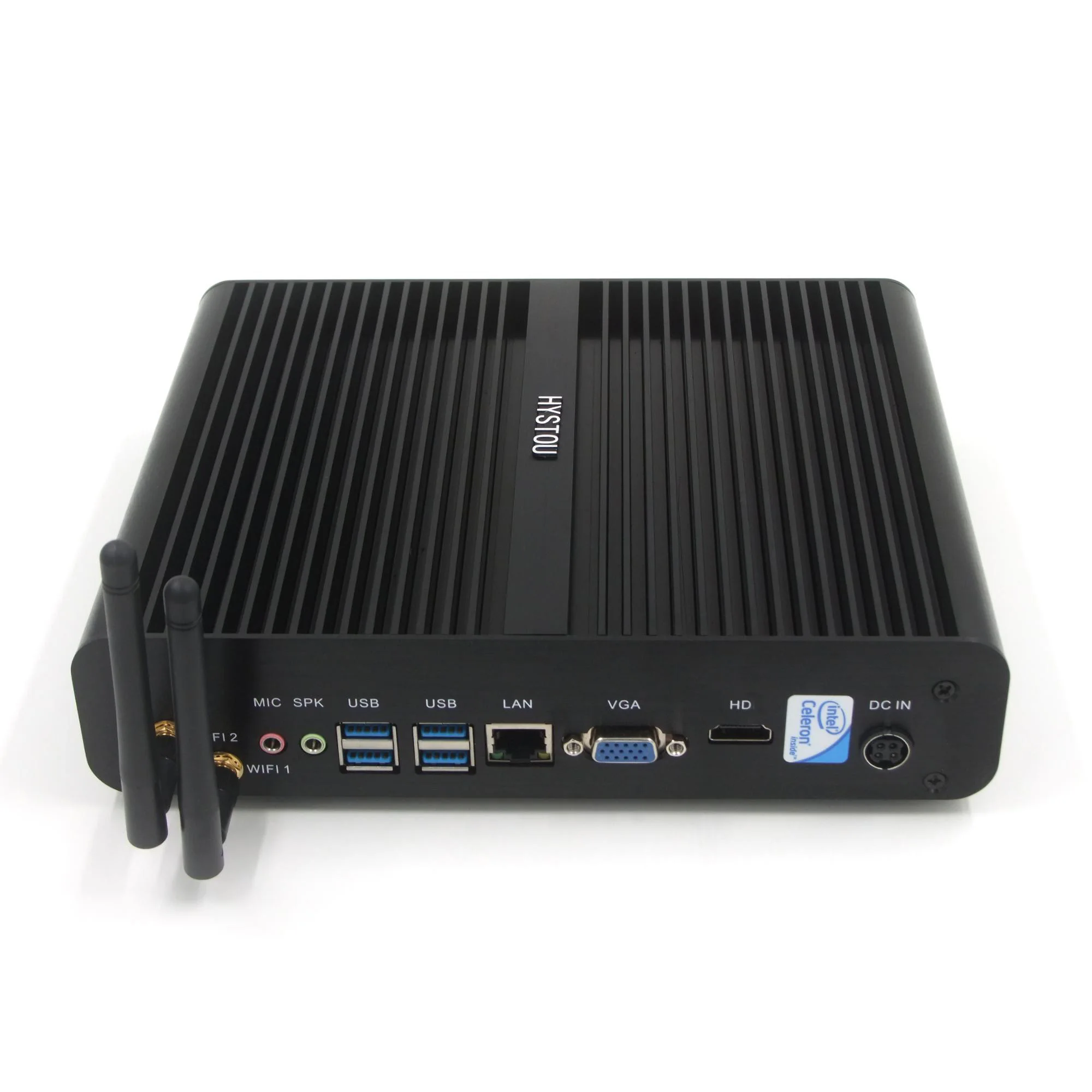  ПК box промышленный безвентиляторный intel core i7 7500u 12 в игровой компьютер с DP HD 4k