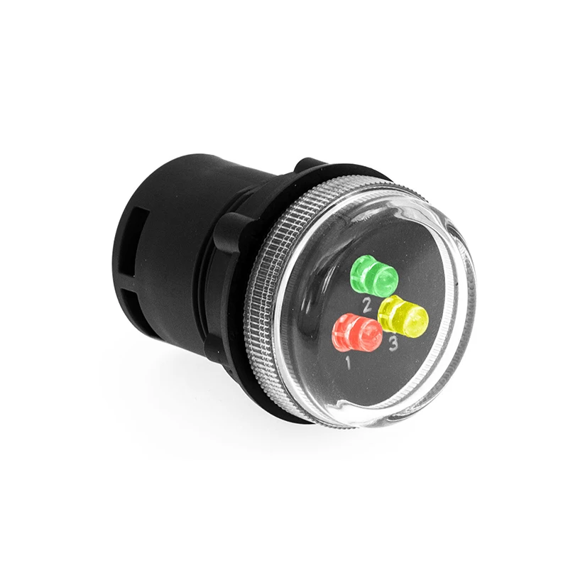 ELEWIND 30mm 3 phase voltage Fault Indicator light lamp 380V RGY Tri-color LED AD16-30V/RGY