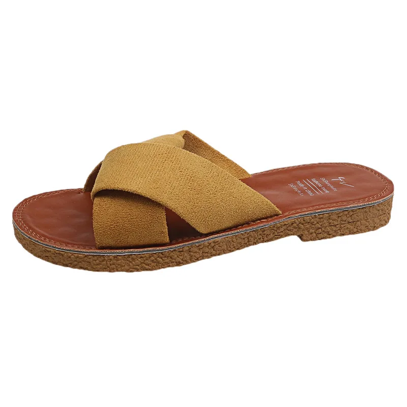 Slippers women wear the new Korean version of beef tendon soft bottom sandals and Flip Flops Beach women sandals