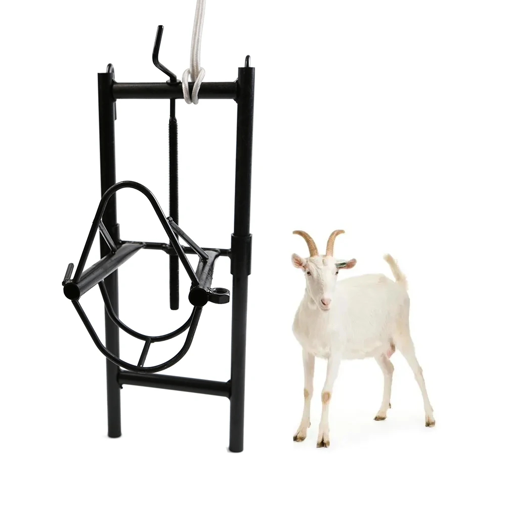 Whole Price Injection Restraining Rack for Goat Sheep Head Fixing Rack Wool Shearing Rack Lifting Frame Device
