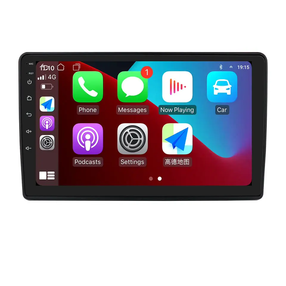 iPoster hot seller 9 inch 8+128G Android 10 Car DVD Multimedia Player for Fiat Ducato GPS Navigator with Selectable Light Button