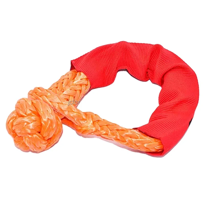 Soft Shackle Recovery Rope Hot Sale Breaking Strength Winch Snatch Block Towing Ring Used For Trailer
