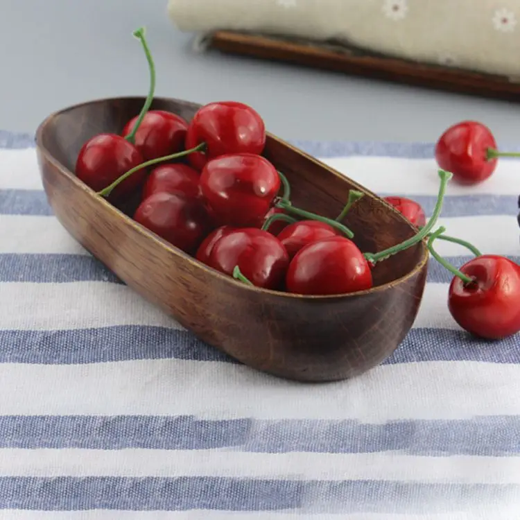 New Product Oval Wooden Dough Bowls Small Wooden Dough Bowl Wooden Dough Bowls For Candles
