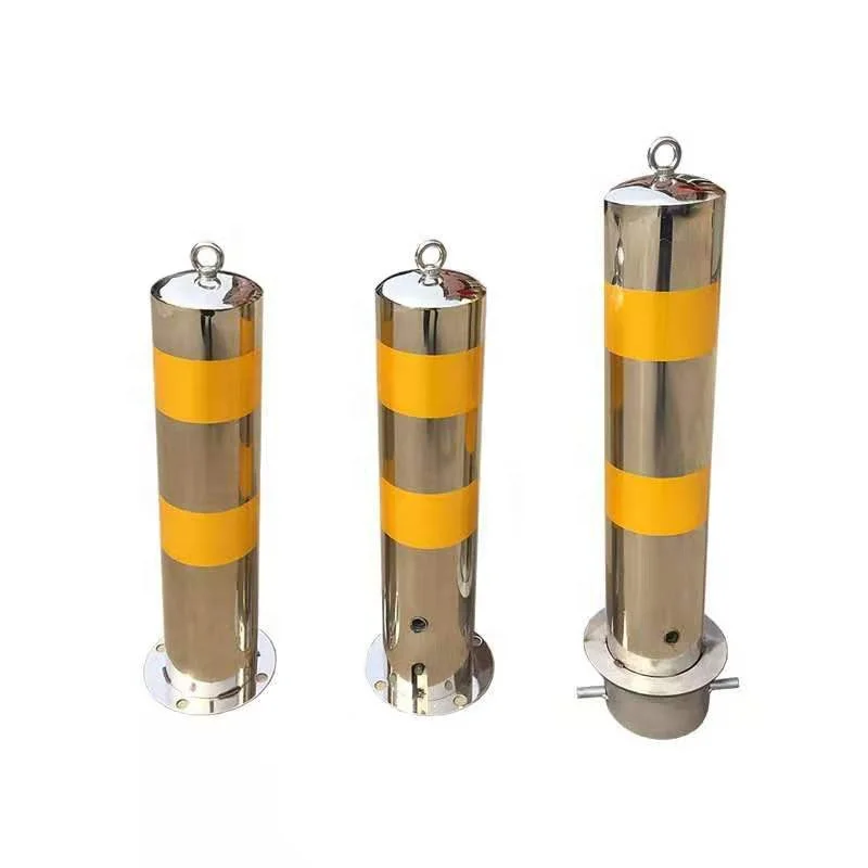 High quality and low price outdoor stainless steel removable fixed security bollards