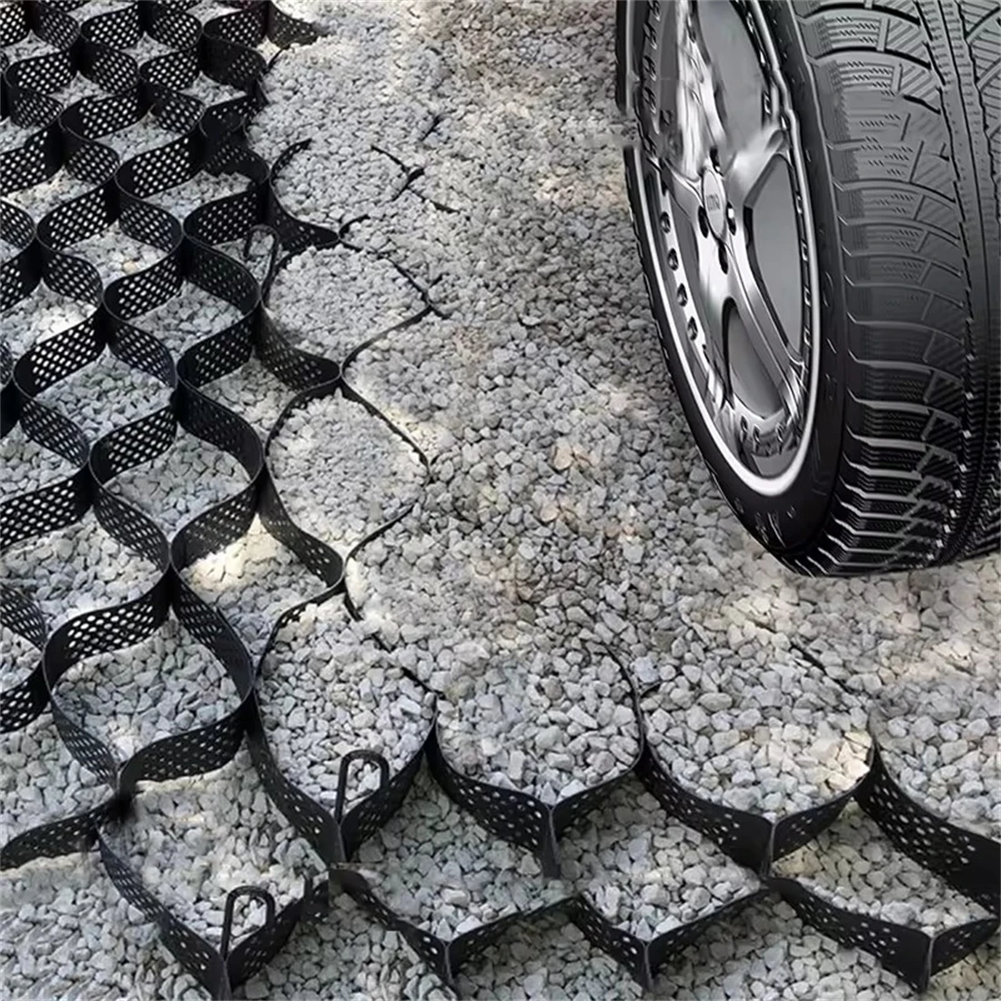 factory low price HDPE Black Driveway Grid Gravel Geocell for Gravel Driveway Paver Slope Protection Geocell Erosion Control