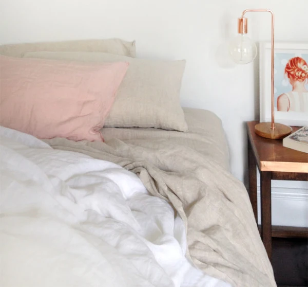 Wholesale flax linen bedding set linen flax fiber for european style bedding set