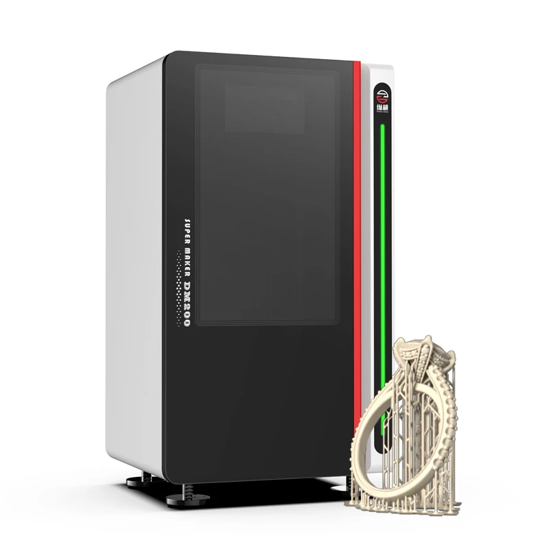 DLP200 Top-Down 3D Printer with Flexible Resin for Precise Rubber Application