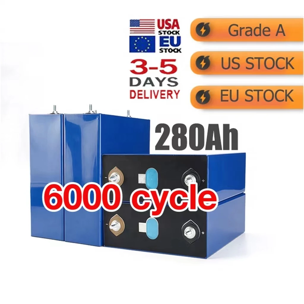Перезаряжаемый аккумулятор Ganfeng с 6000 3 2 В 300 А/ч 12 24 48