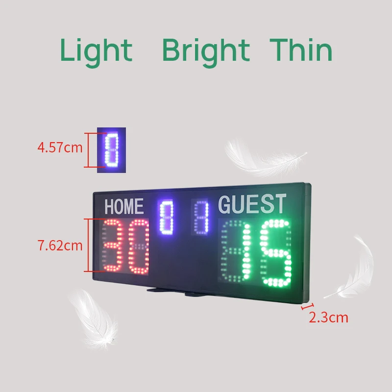 Electronic Digital Portable Match Scoreboard for Tennis Basketball Billiards Volleyball Baseball Game Board Scoreboard