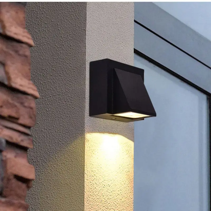 3w 5w Modern Simple Creative Outdoor Waterproof Wall Lamp Led Courtyard Lamps Gate Terrace Balcony Garden
