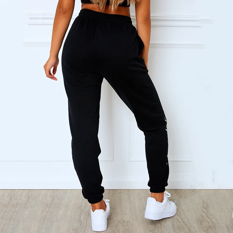Custom Logos Ladies Sweatpants Loose Harem Pants Sport Jogger In Stocks Women Casual Pants & Trousers