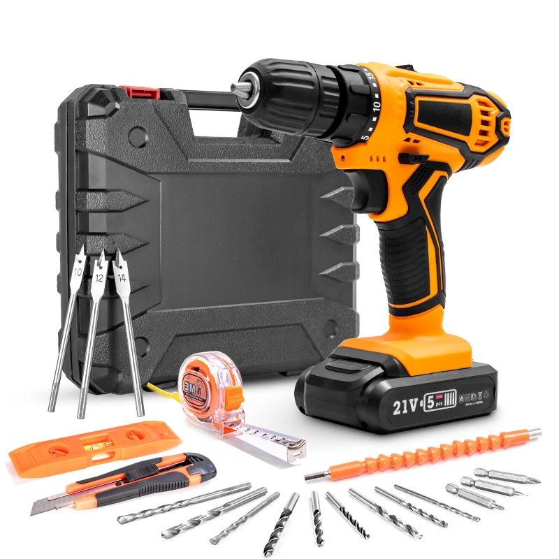 Hot selling manual electric drill set, hand tools, household manual drilling machine