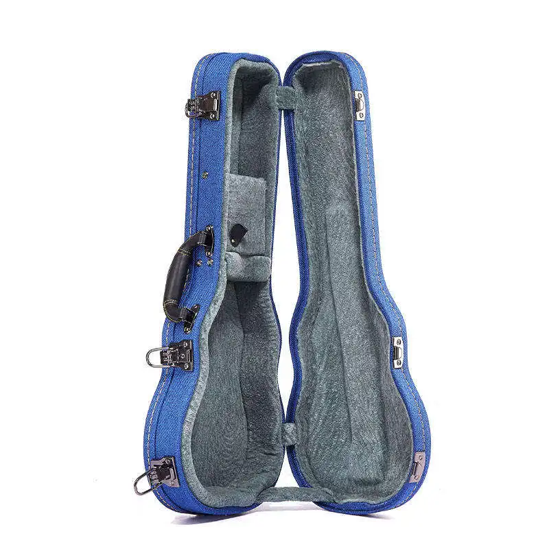Guitar Hard Case Classical Acoustic Guitar Tweed Cover Ukulele Hard Case 24 Inch Guitar Cases