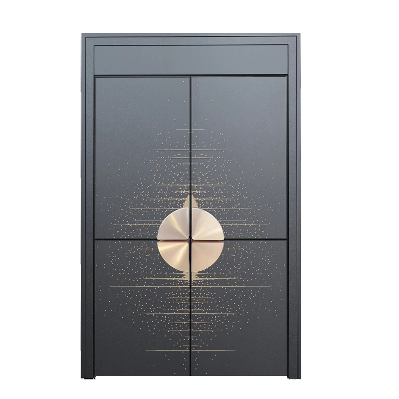 China manufacturer durable European security entrance doors steel